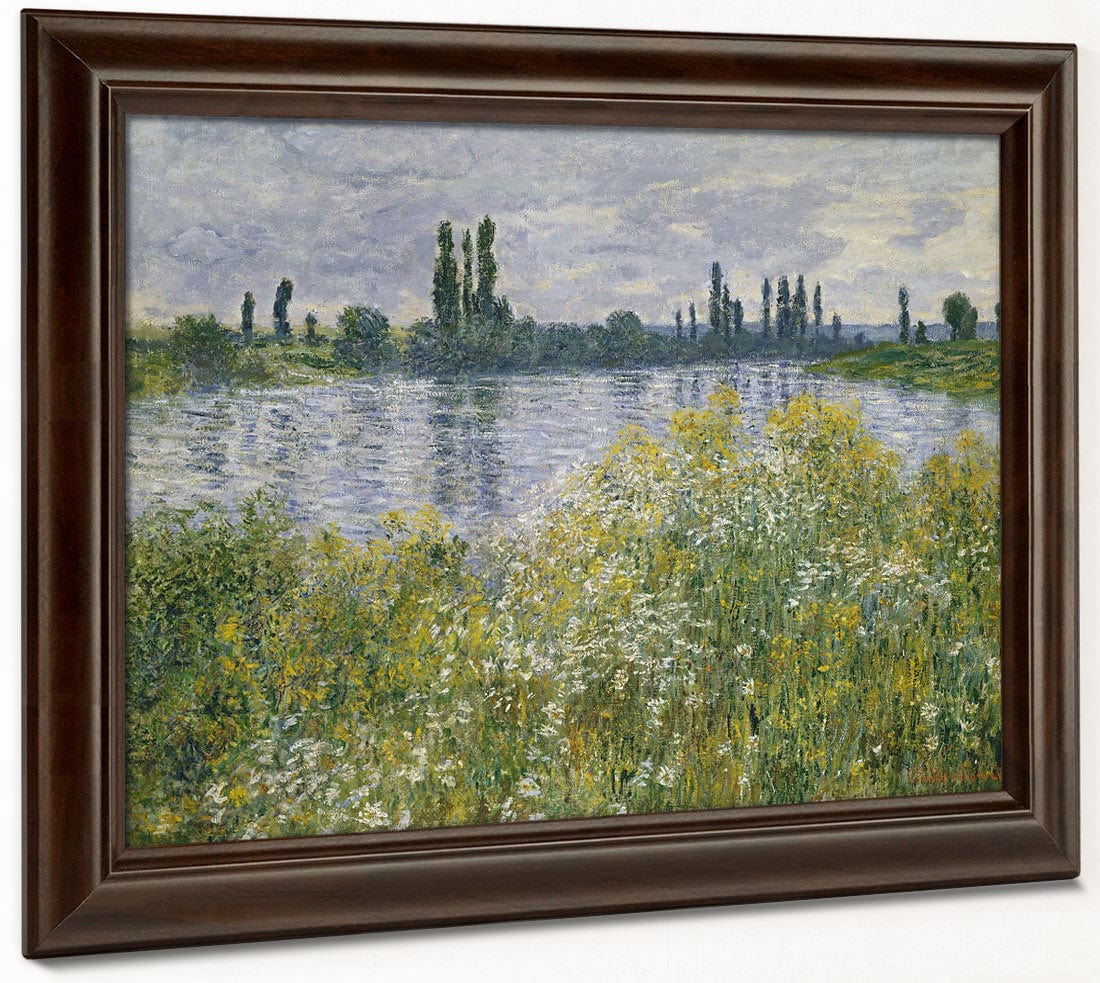 Banks Of The Seine, Vetheuil By Claude Monet - Image 4