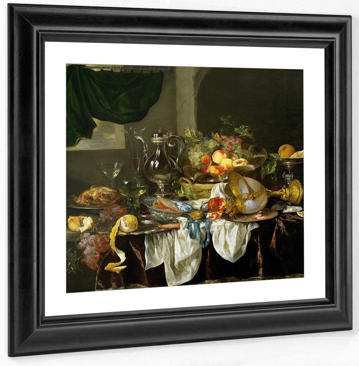 Banquet Still Life By Abraham Van Beyeren - Image 2