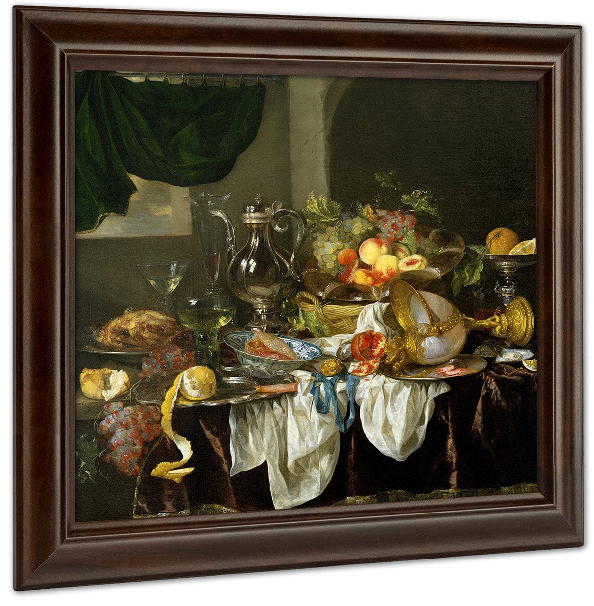 Banquet Still Life By Abraham Van Beyeren - Image 4