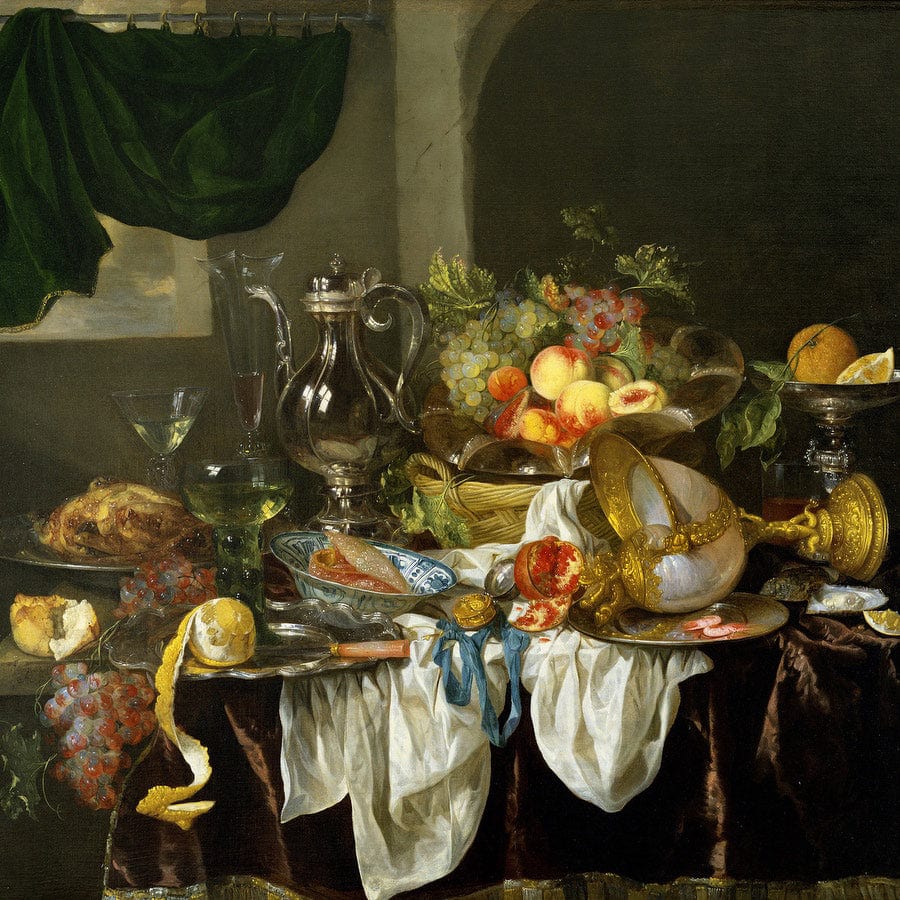 Banquet Still Life By Abraham Van Beyeren - Image 5