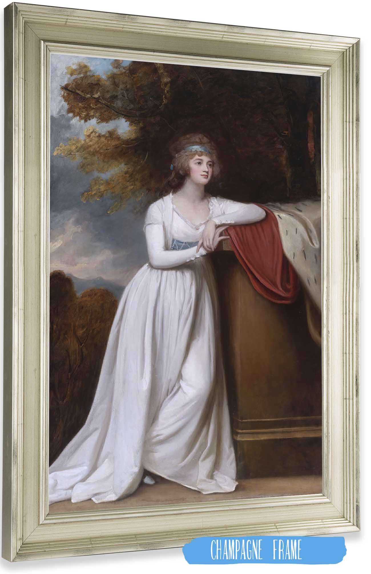 Barbara Marchioness Of Donegall by George Romney