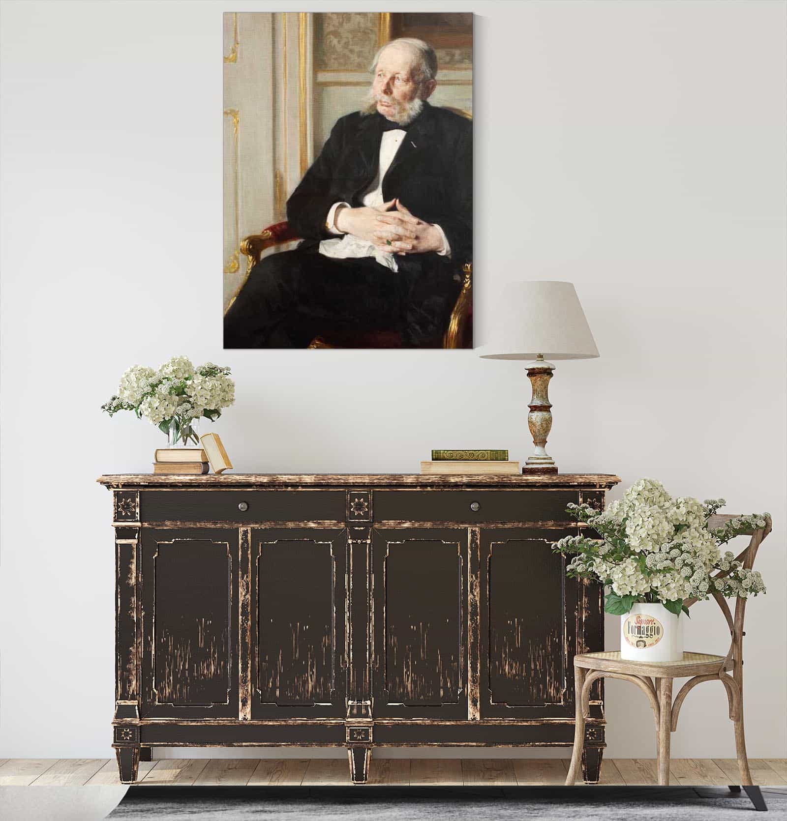 Baron Otto Ditlev Rosenorn Lehn by Peder Severin Kroyer - Image 4