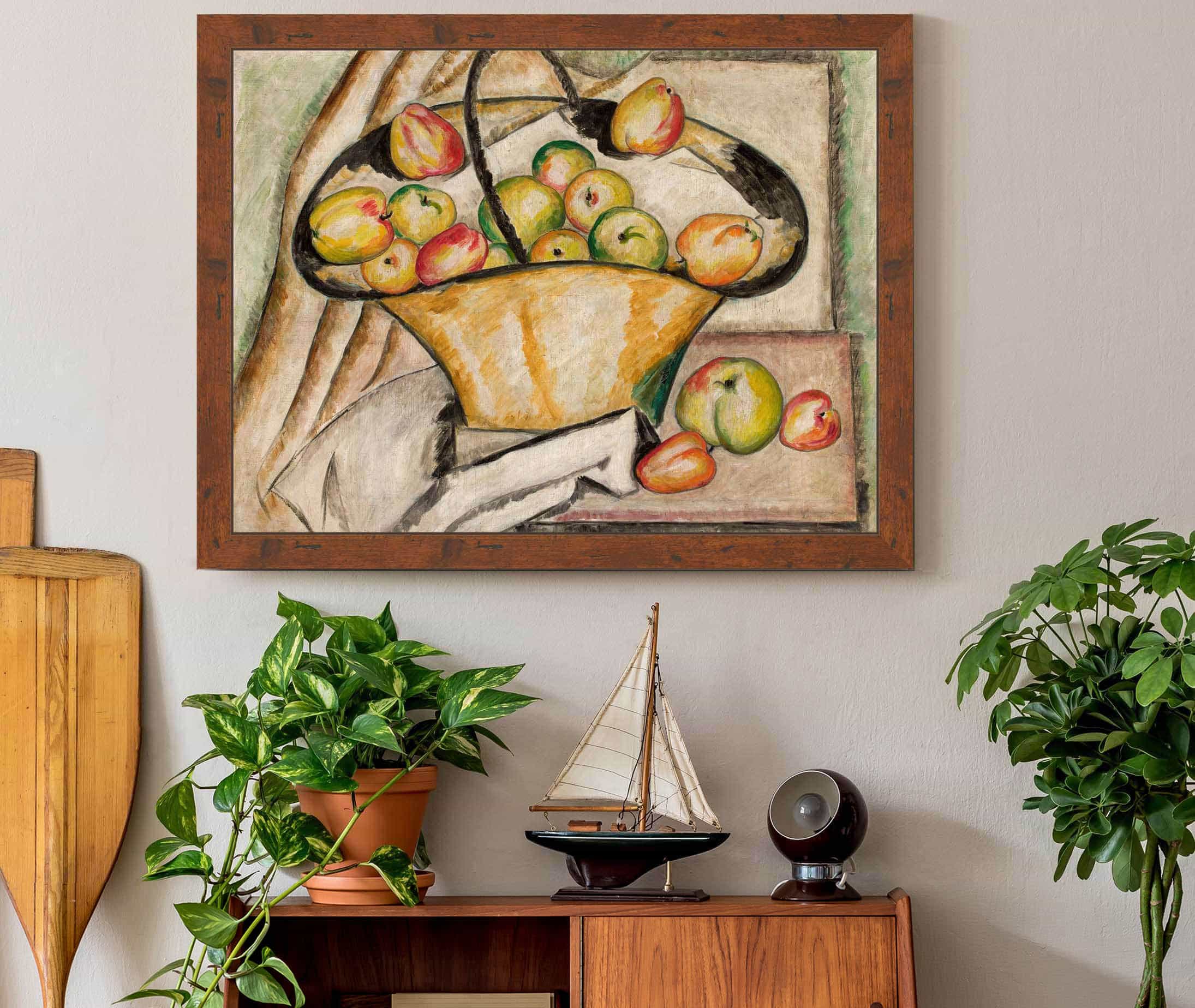 Basket With Apples by Tadeusz Makowski - Image 3