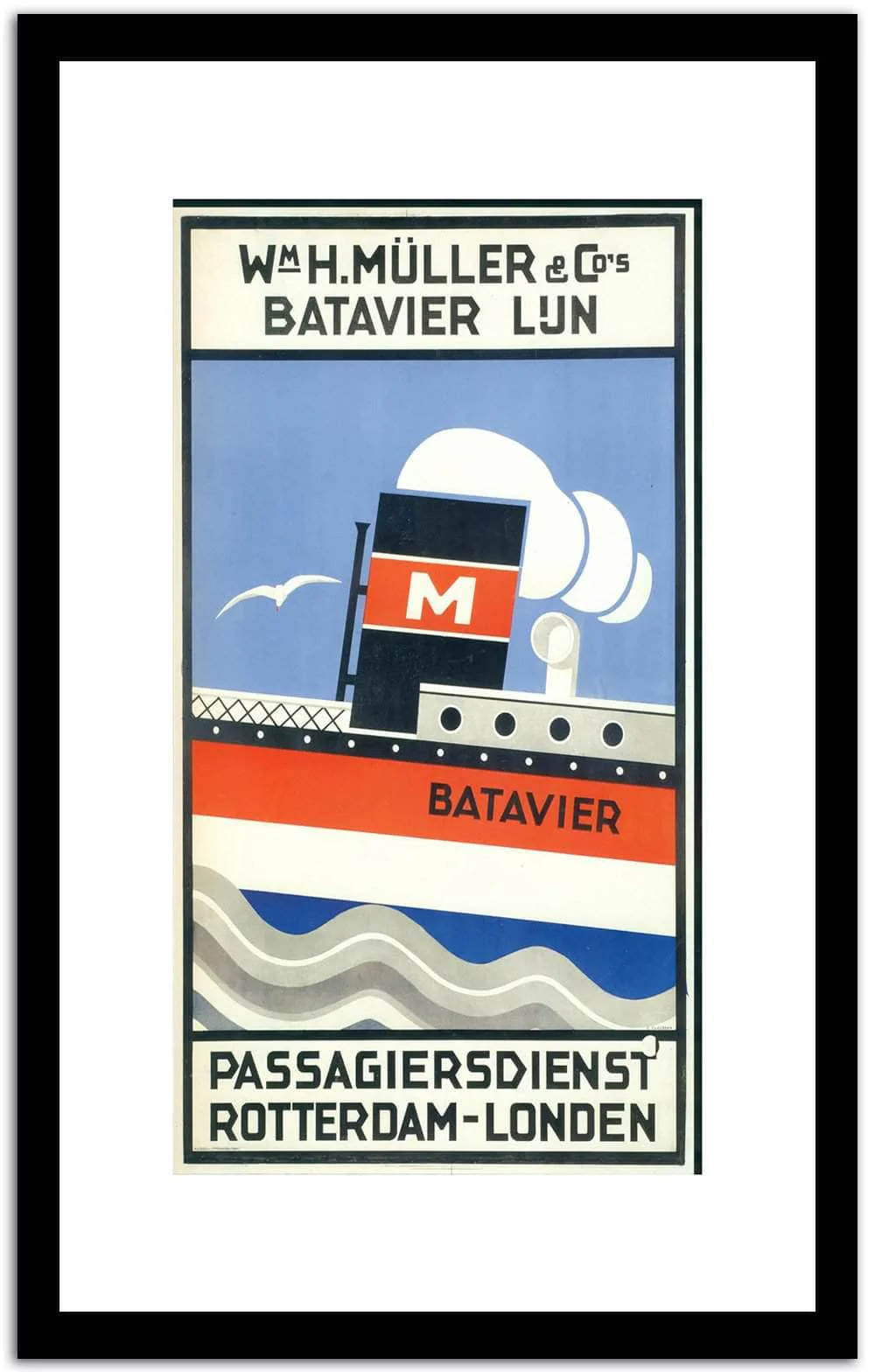 Batavier Vintage Poster