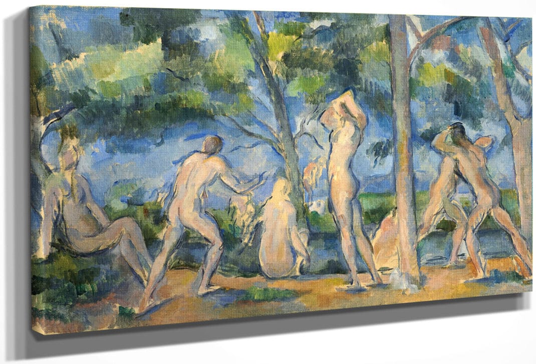 Bathers 1 By Paul Cezanne