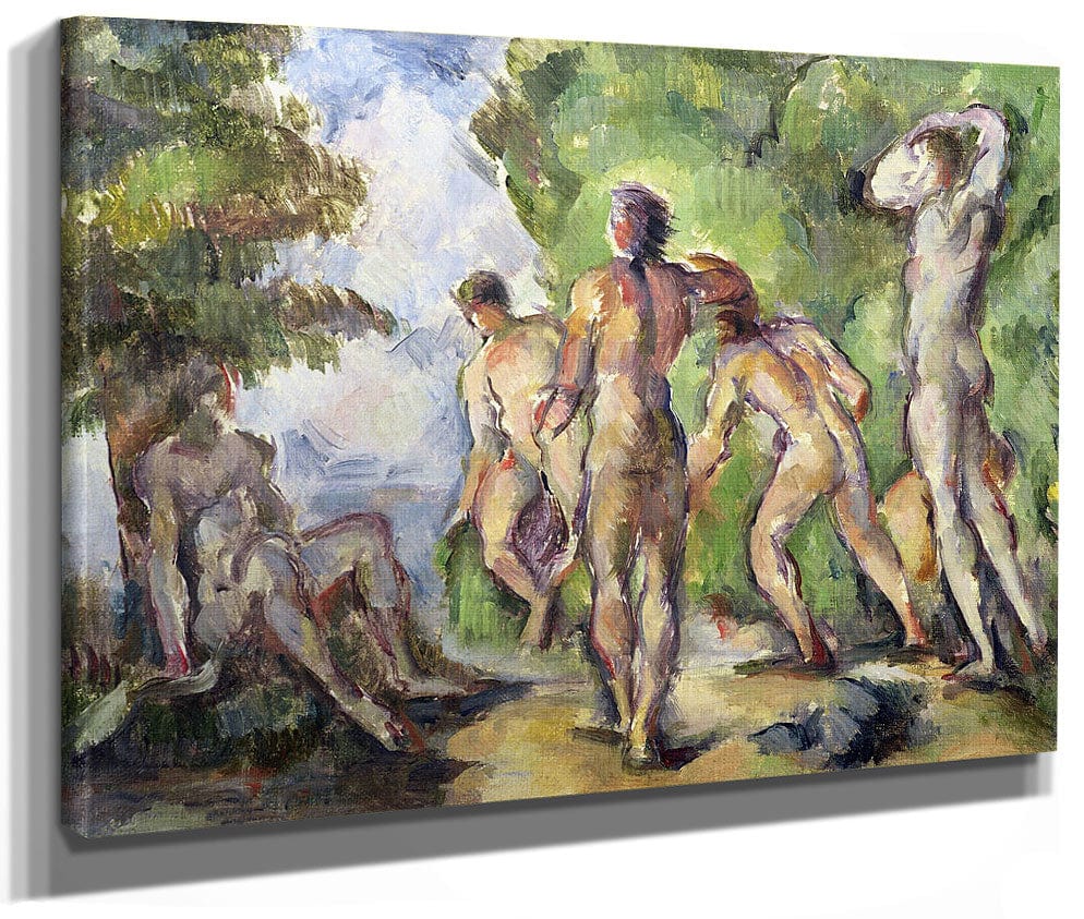 Bathers 2 By Paul Cezanne