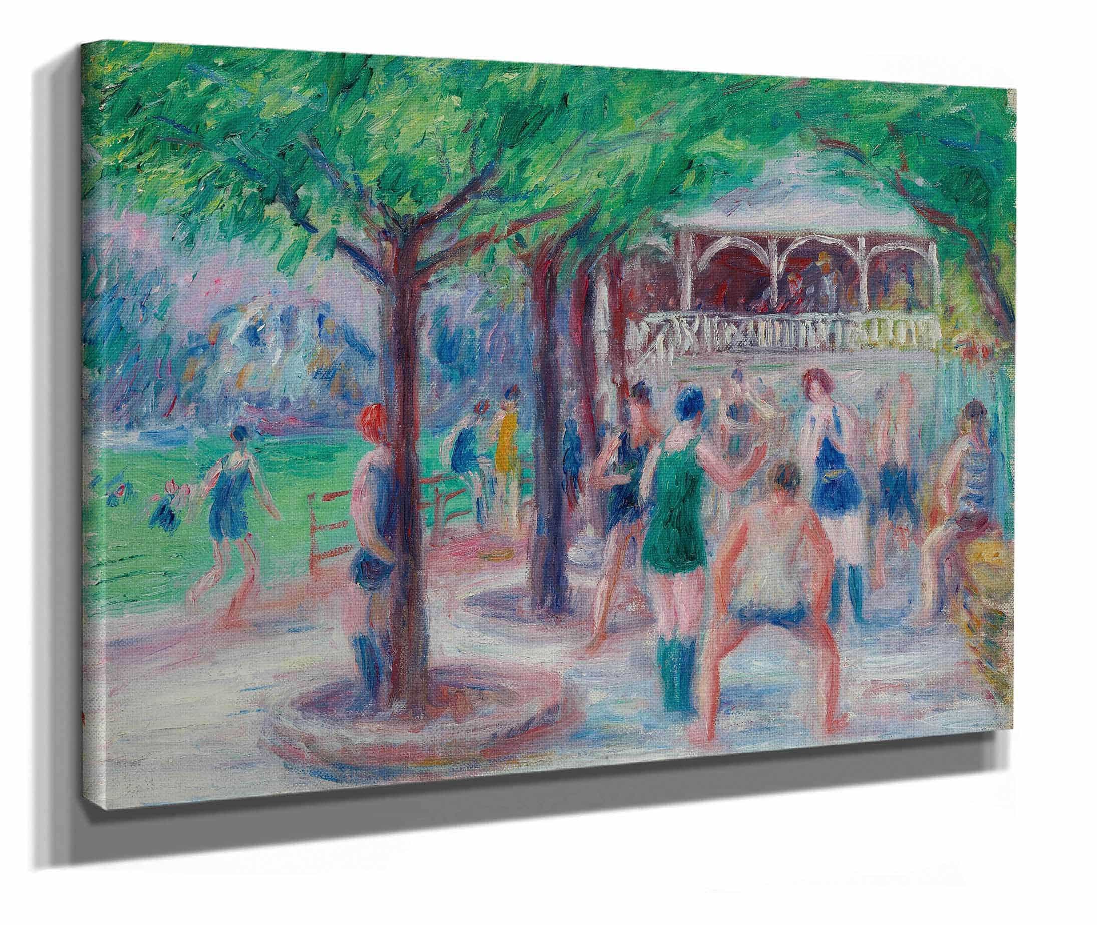 Bathers At Play Study # by William James Glackens - Image 2