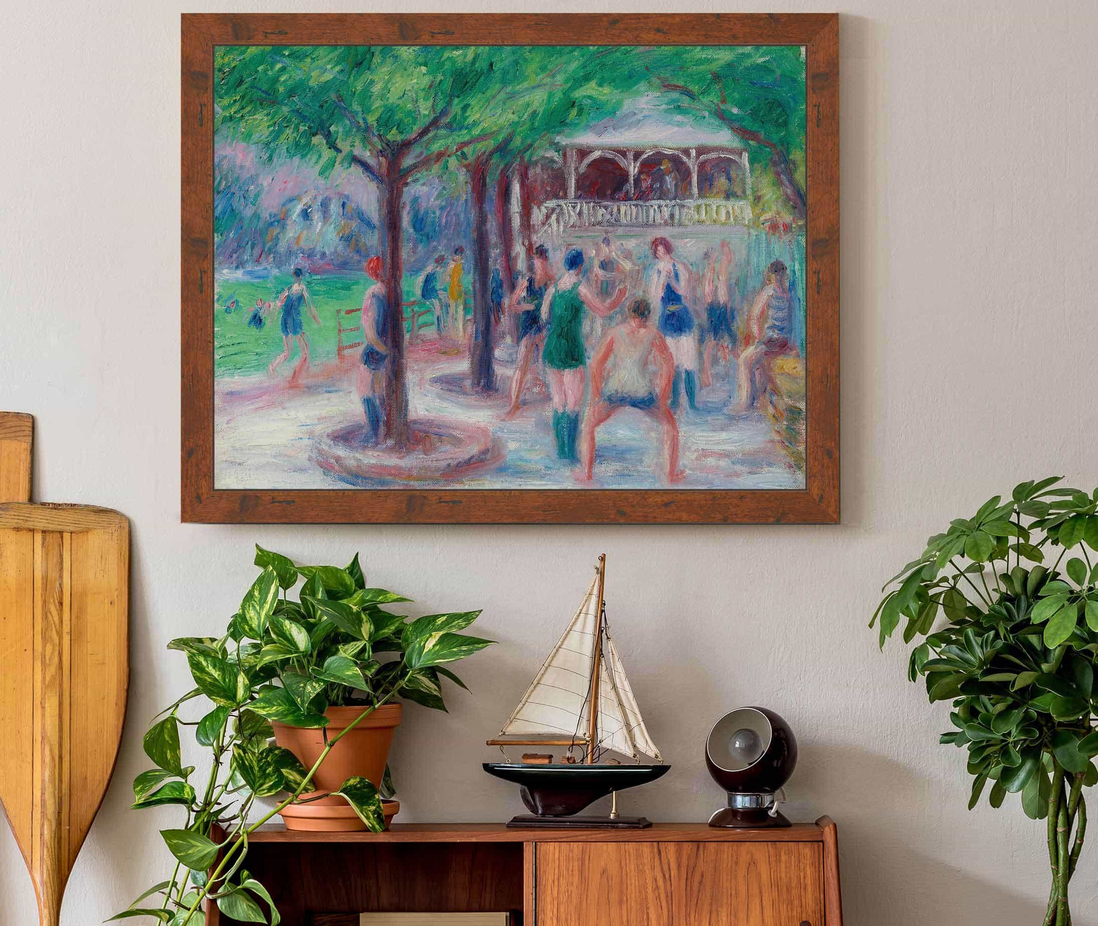 Bathers At Play Study # by William James Glackens - Image 3