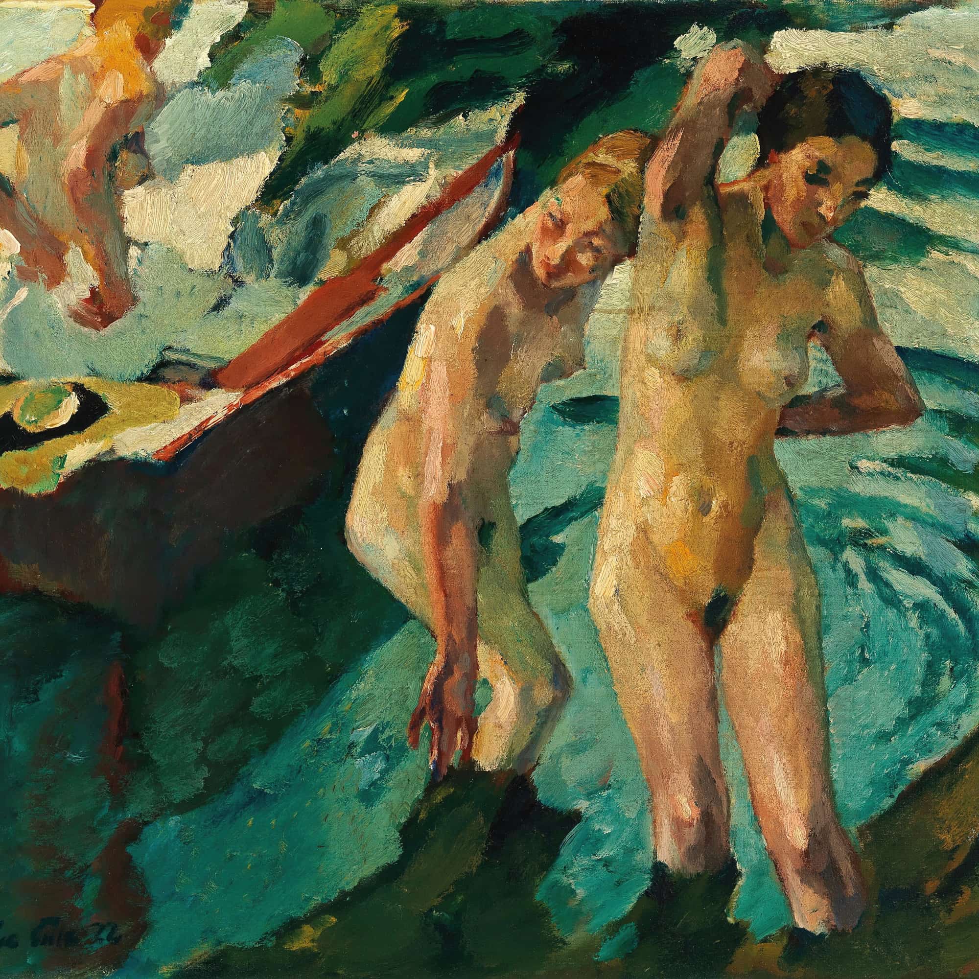 Bathers by Leo Putz - Image 4