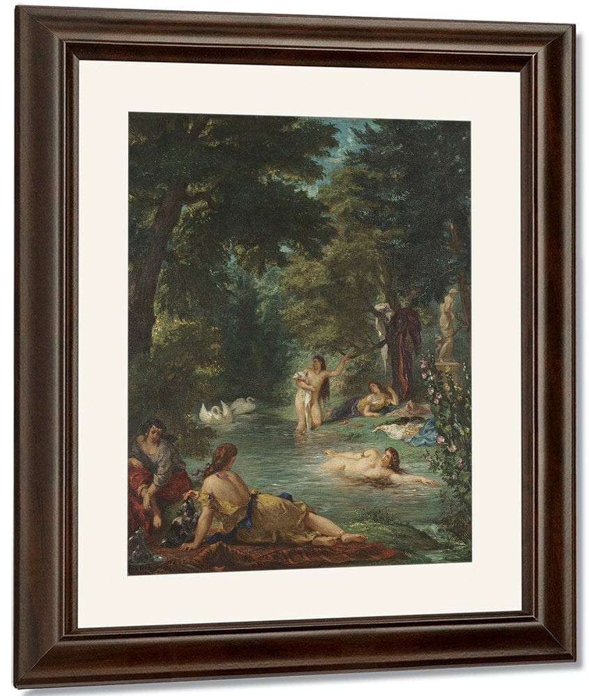 Bathers By Ferdinand Victor Eugene Delacroix - Image 4