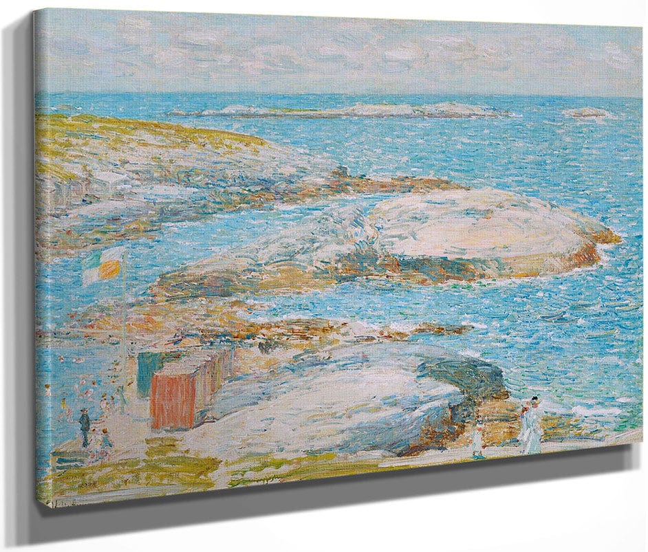 Bathing Pool Appledore By Childe Hassam