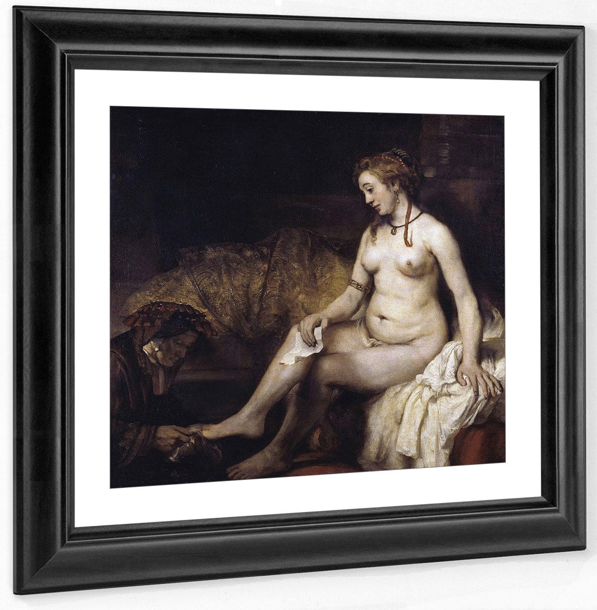 Bathsheba With David's Letter By Rembrandt - Image 2