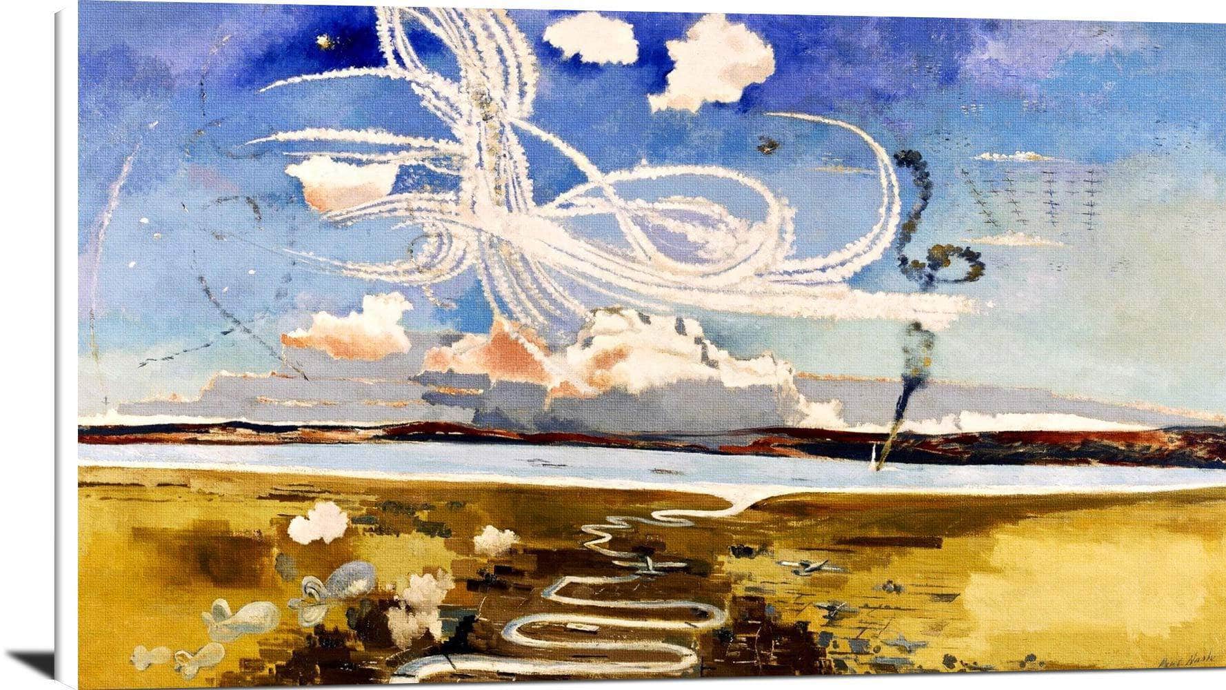 Battle Of Britain Painting Paul Nash Canvas Art