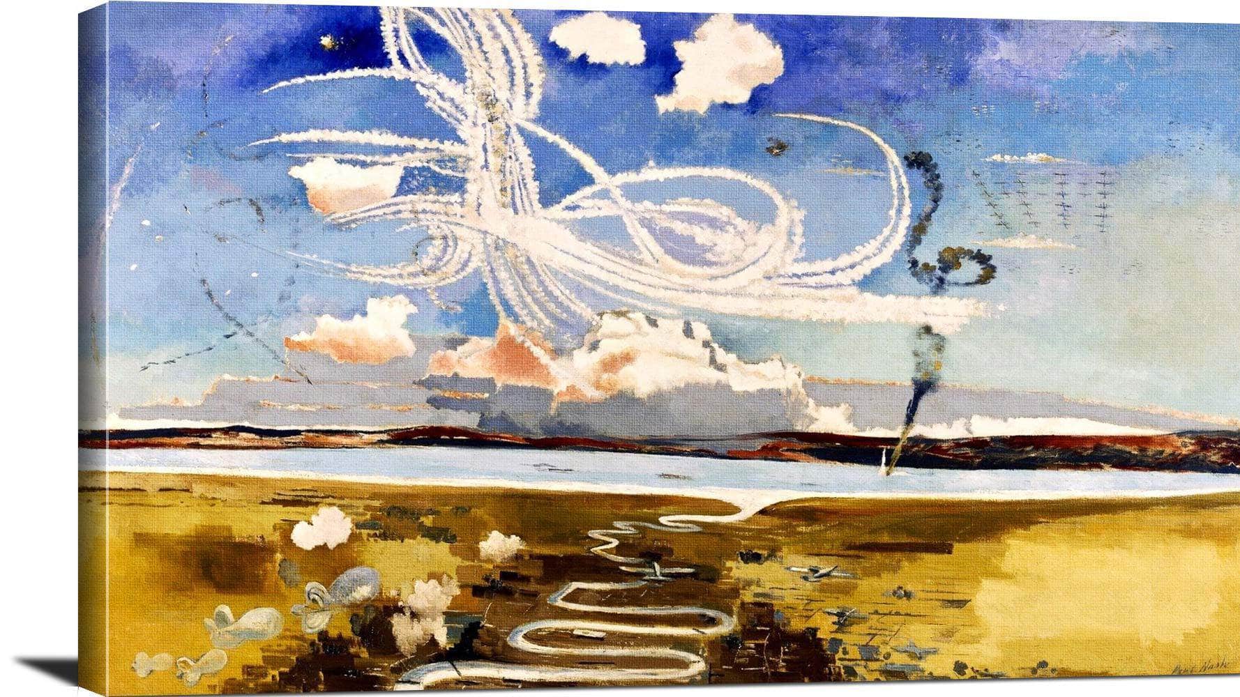 Battle Of Britain Painting Paul Nash Canvas Art - Image 3