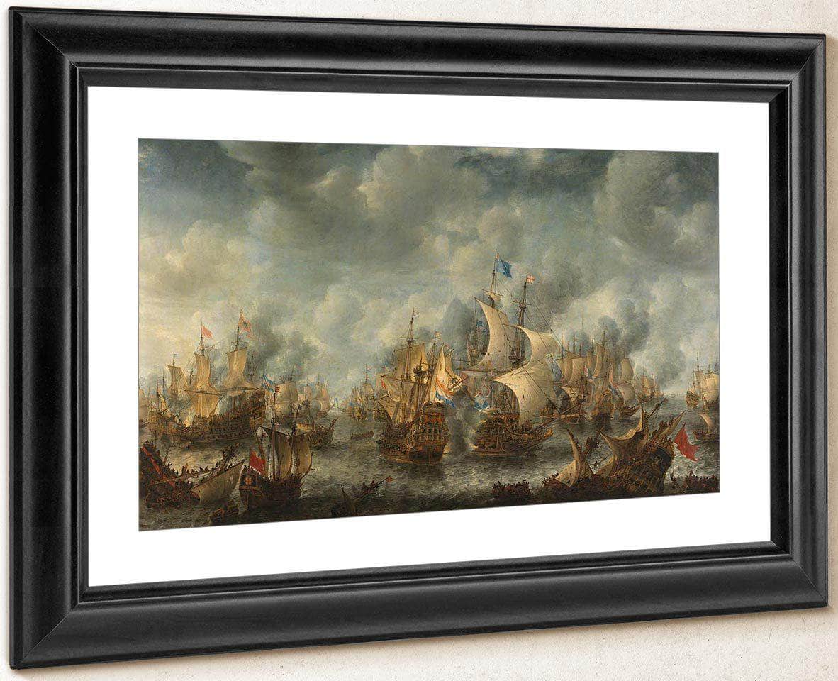 Battle Of Scheveningen By Jan Abrahamsz Beerstraten - Image 2