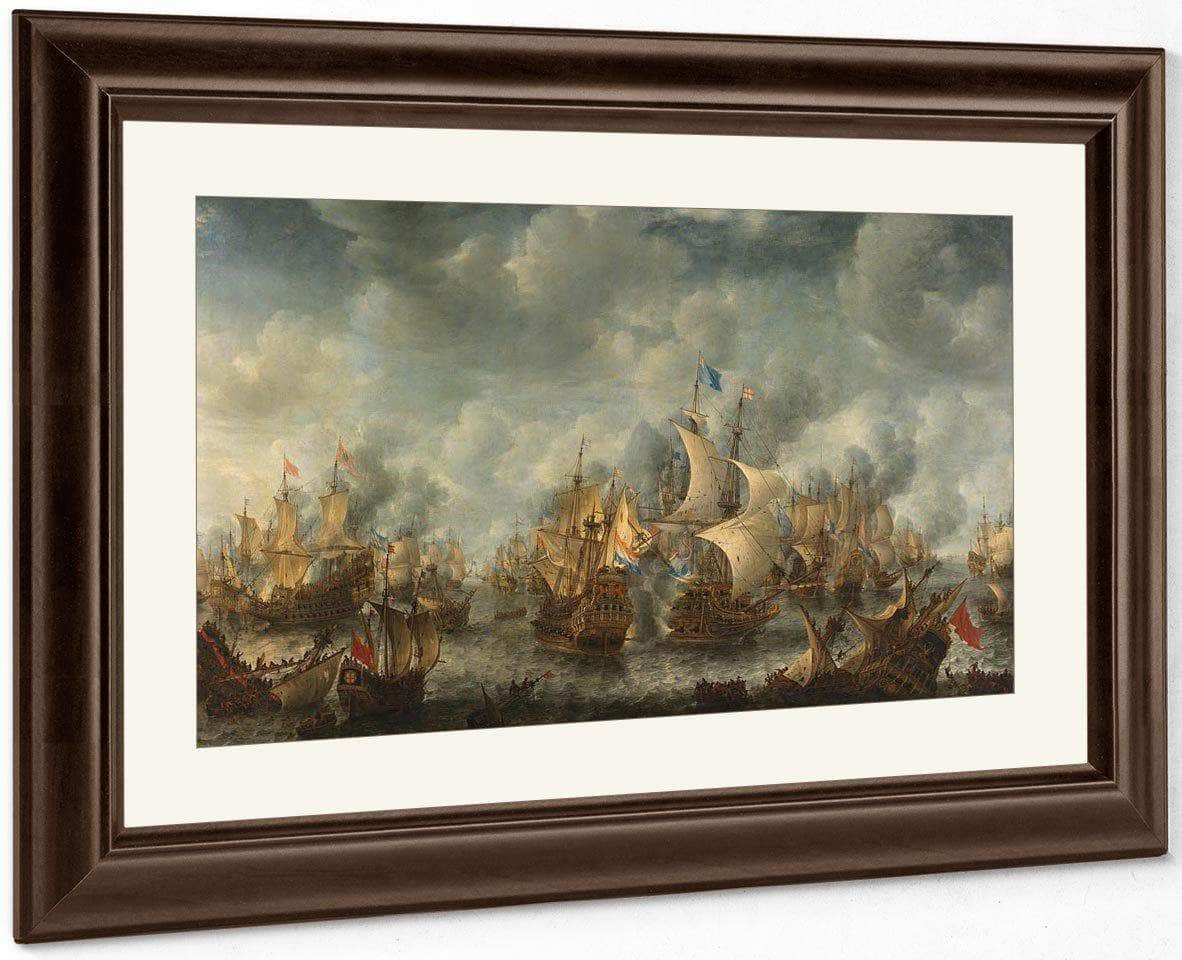 Battle Of Scheveningen By Jan Abrahamsz Beerstraten - Image 4