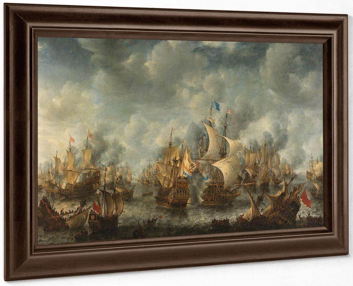 Battle Of Scheveningen By Jan Abrahamsz Beerstraten - Image 5