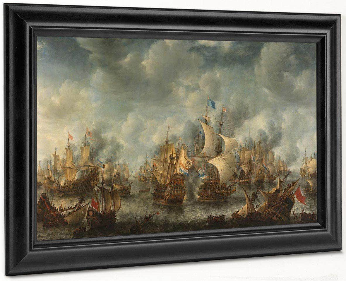 Battle Of Scheveningen By Jan Abrahamsz Beerstraten - Image 7