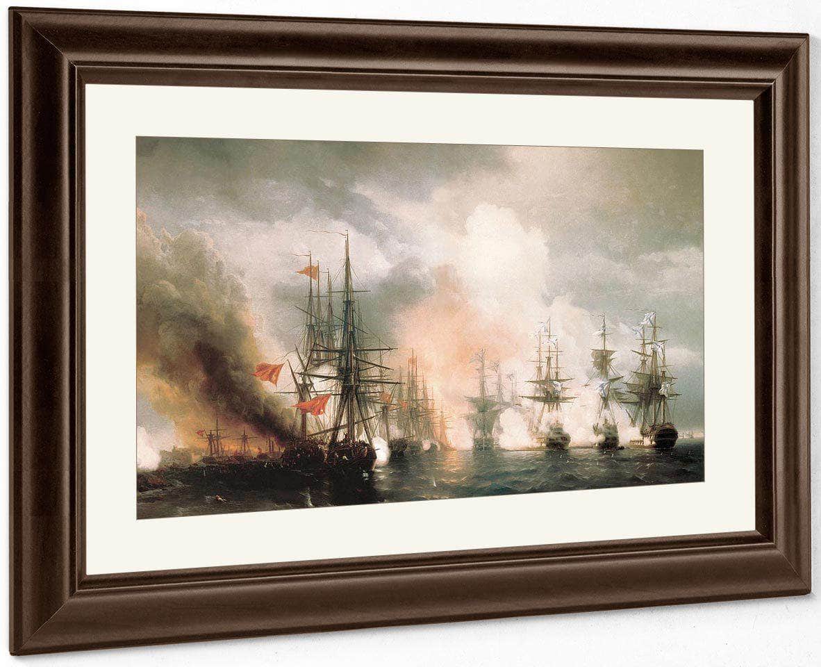 Battle Of Sinop The Day By Ivan Aivazovsky - Image 4