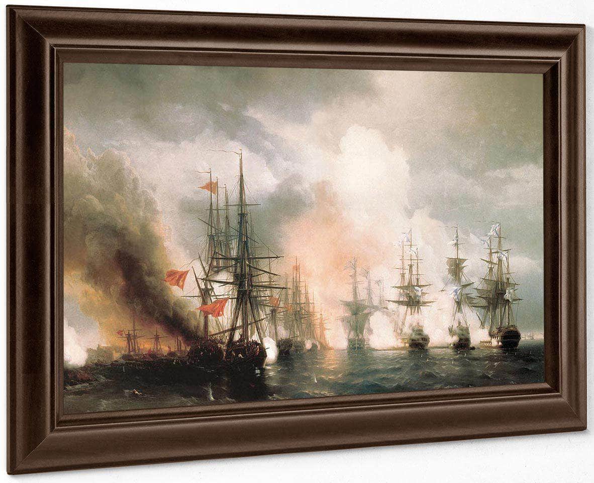 Battle Of Sinop The Day By Ivan Aivazovsky - Image 5