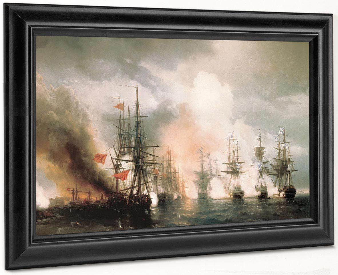 Battle Of Sinop The Day By Ivan Aivazovsky - Image 7