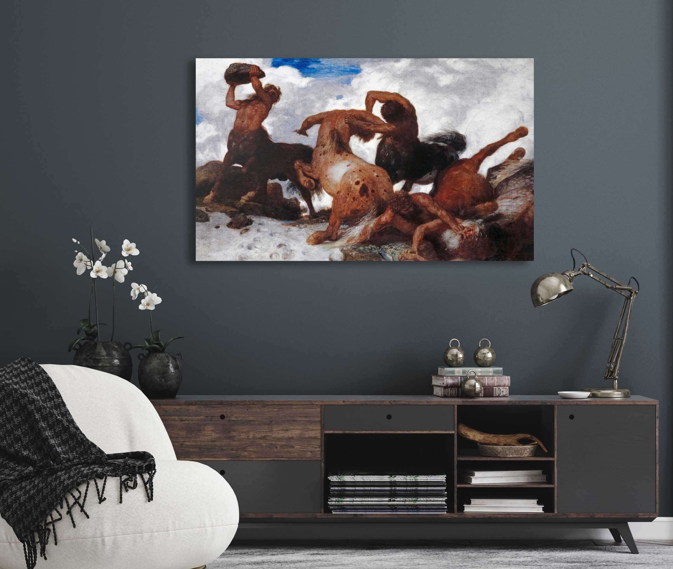 Battle Of The Centaur by Arnold Bocklin - Image 5