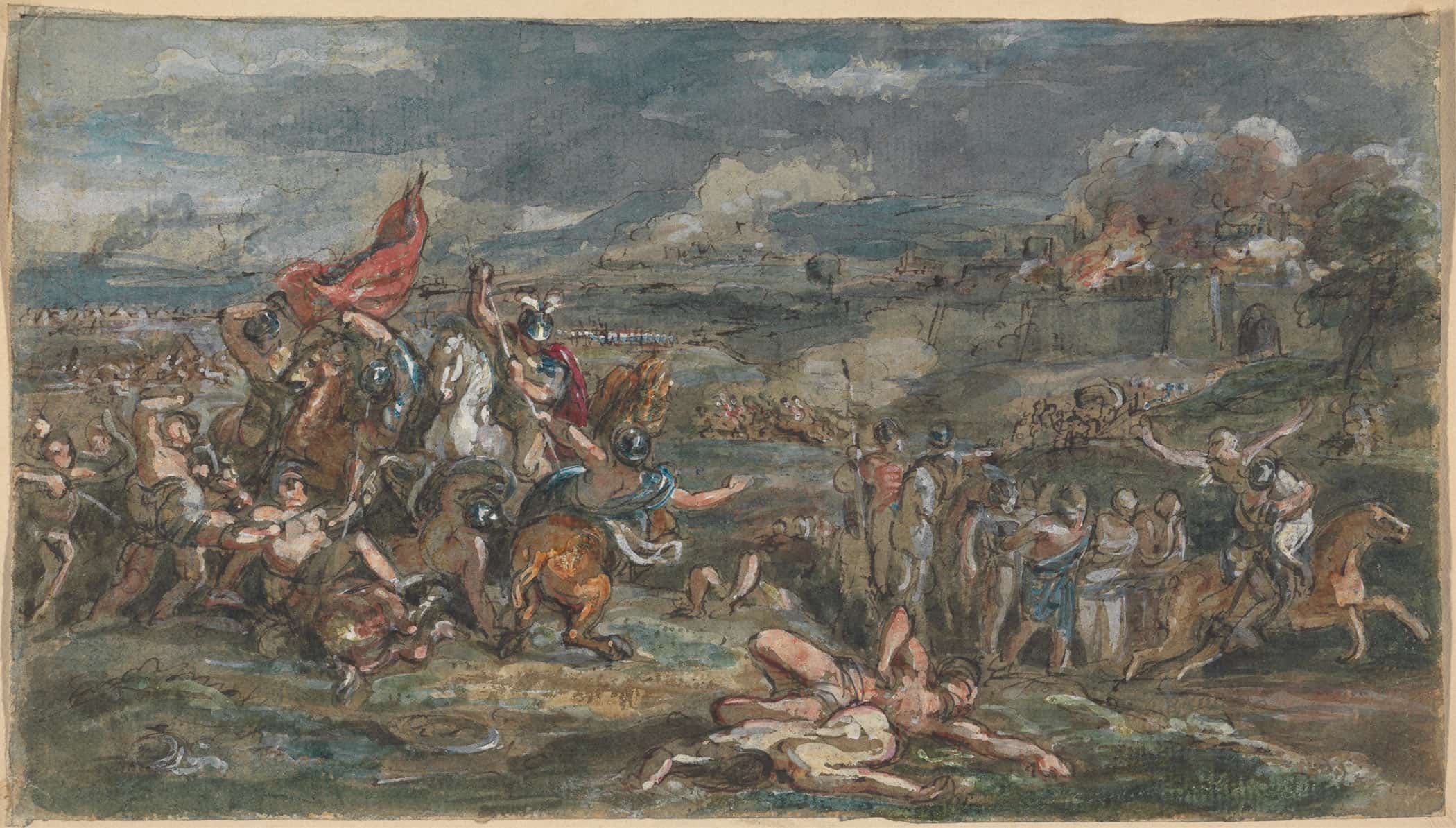 Battle Scene by Robert Smirke - Image 2