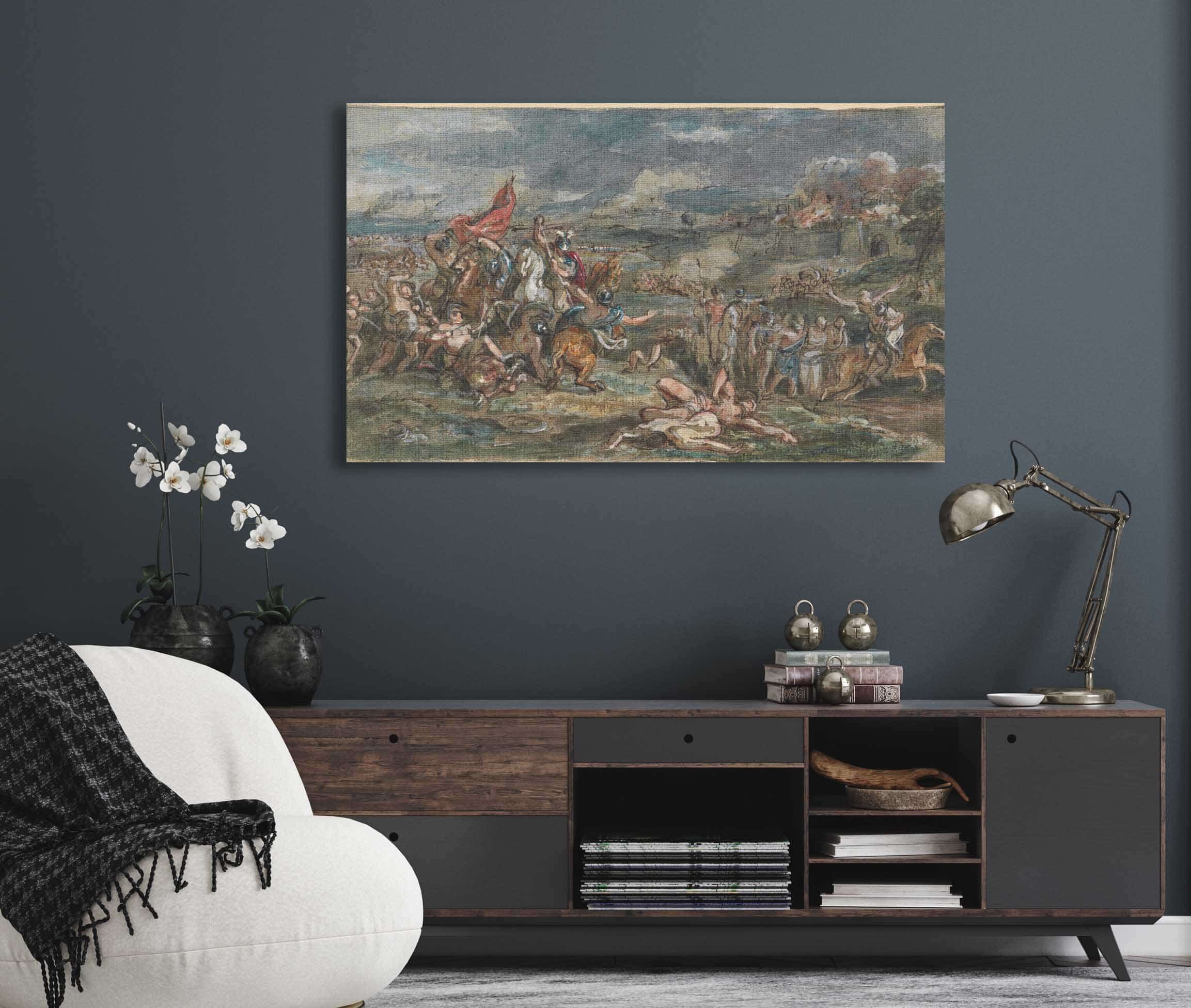 Battle Scene by Robert Smirke - Image 5