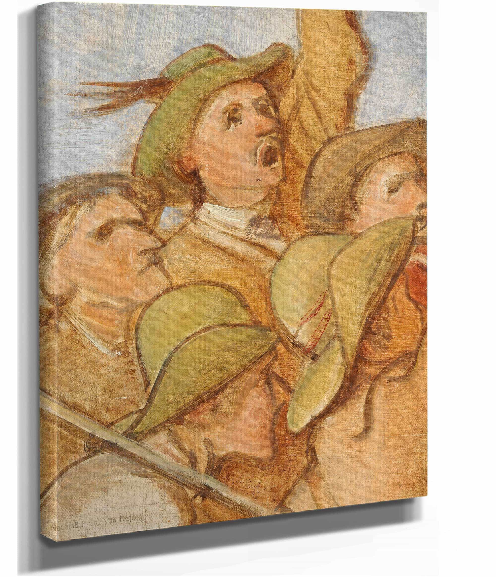 Bauern Tiroler Freiheitskampfer Olskizze by Franz Von Defregger - Image 2