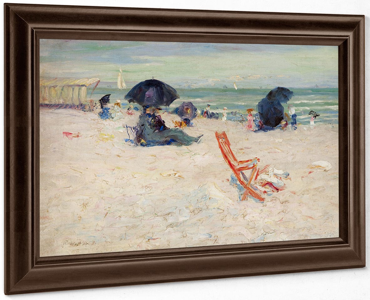 Beach At Atlantic City By Robert Henri - Image 6