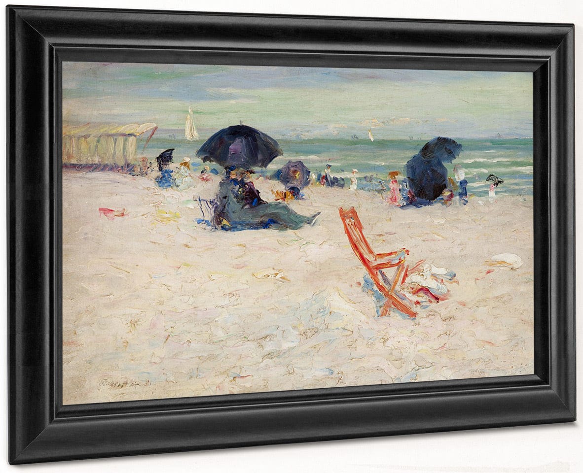 Beach At Atlantic City By Robert Henri - Image 8