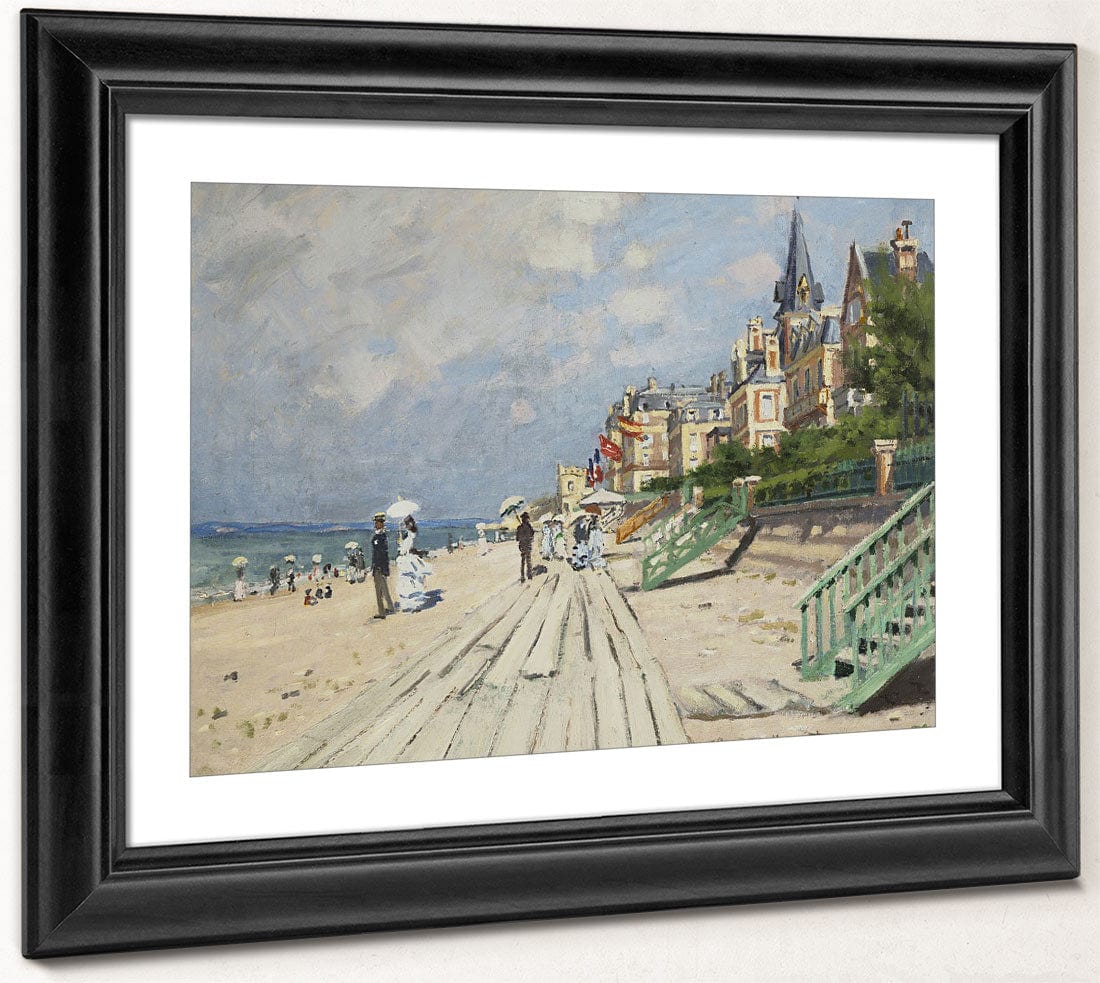 Beach At Trouville By Claude Monet - Image 4