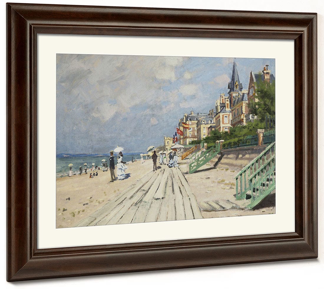 Beach At Trouville By Claude Monet - Image 5