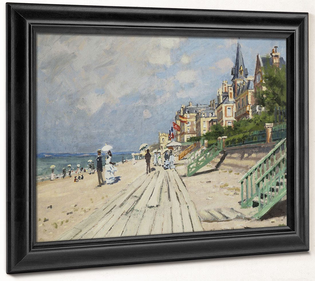 Beach At Trouville By Claude Monet - Image 8