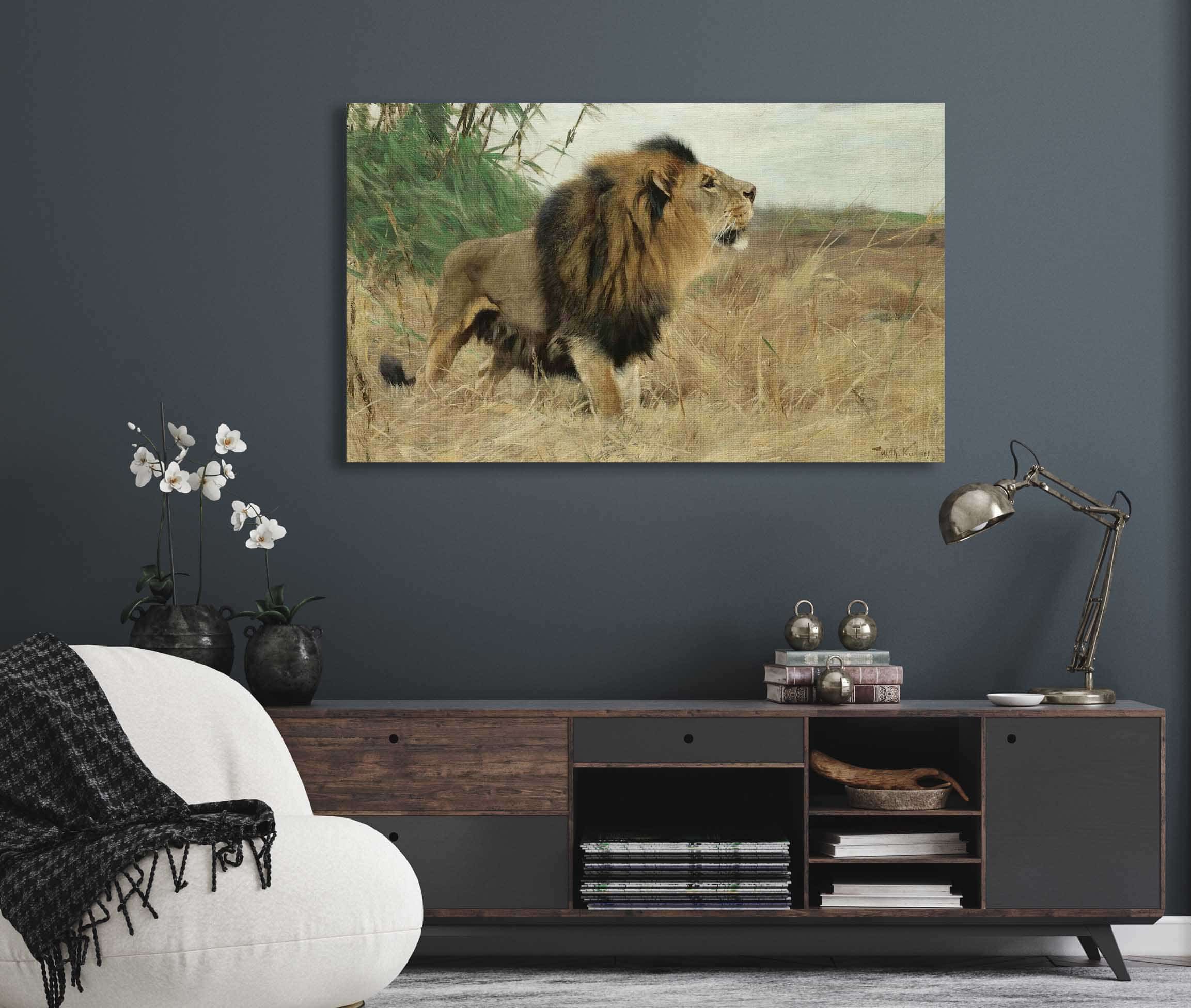 Beberlowe Berber Lion by Wilhelm Kuhnert - Image 5