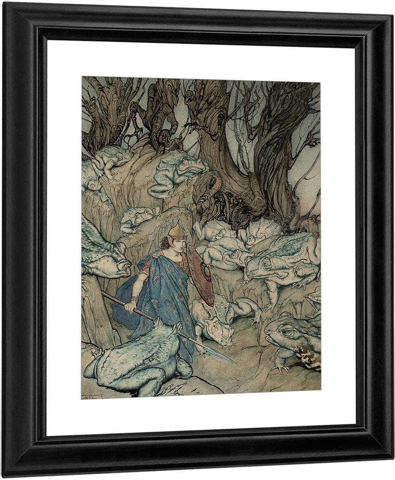 Becuma Of The White Skin Irish Fairy Tales Book Illustration 1920 By Arthur Rackham - Image 3