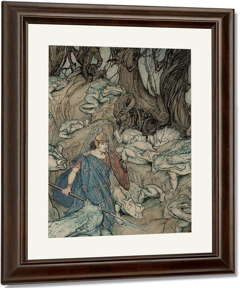 Becuma Of The White Skin Irish Fairy Tales Book Illustration 1920 By Arthur Rackham - Image 4