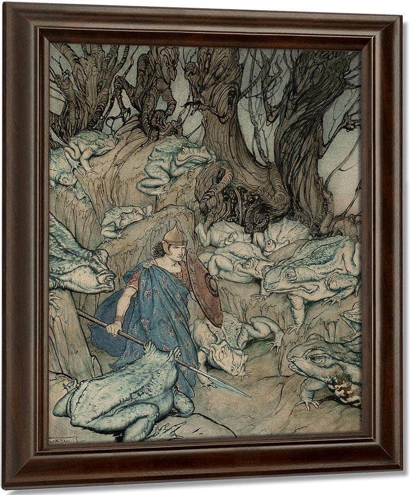 Becuma Of The White Skin Irish Fairy Tales Book Illustration 1920 By Arthur Rackham - Image 5