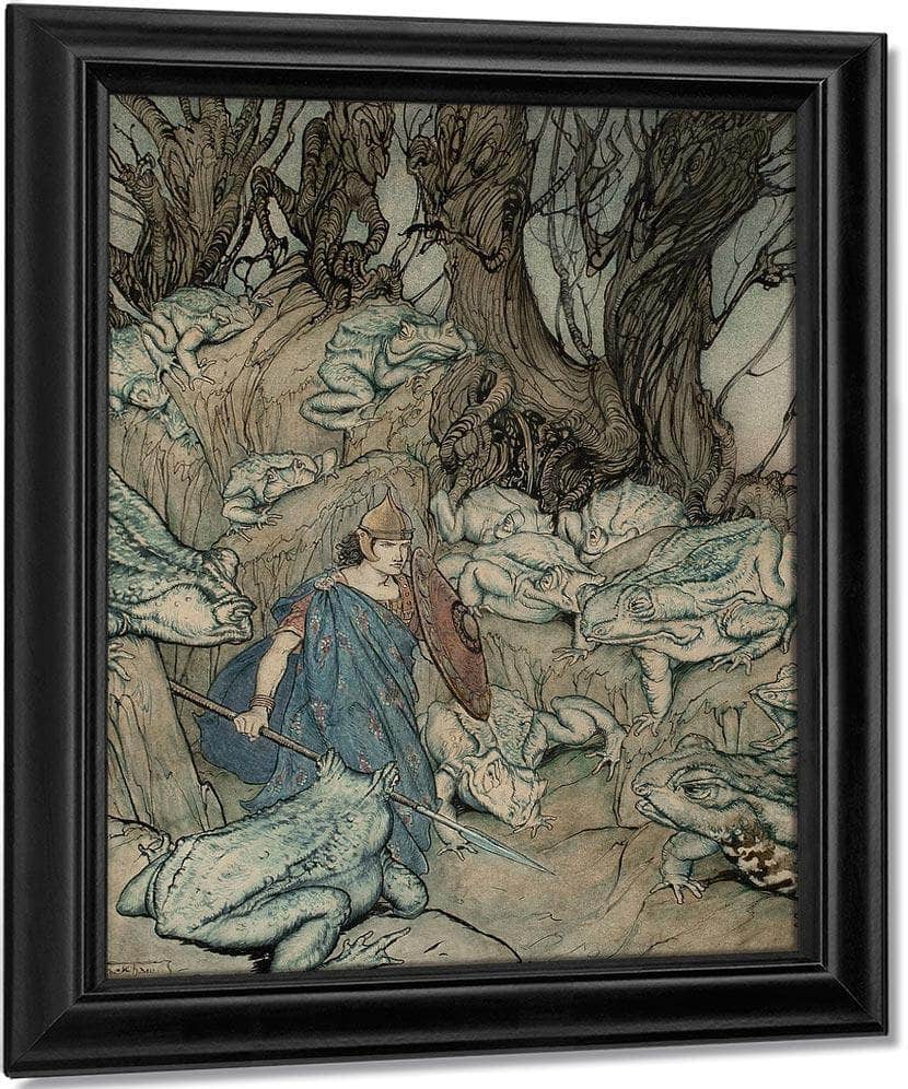 Becuma Of The White Skin Irish Fairy Tales Book Illustration 1920 By Arthur Rackham - Image 7
