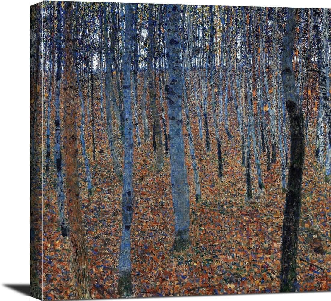 Beech Grove L Painting Gustav Klimt Canvas Art - Image 3