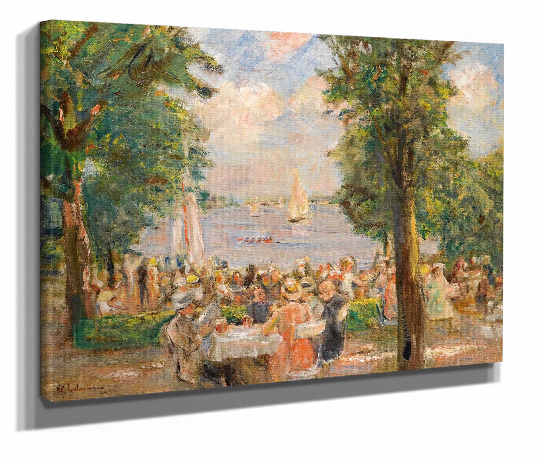 Beergarden Near The Wannsee House On The Lake by Max Liebermann - Image 2