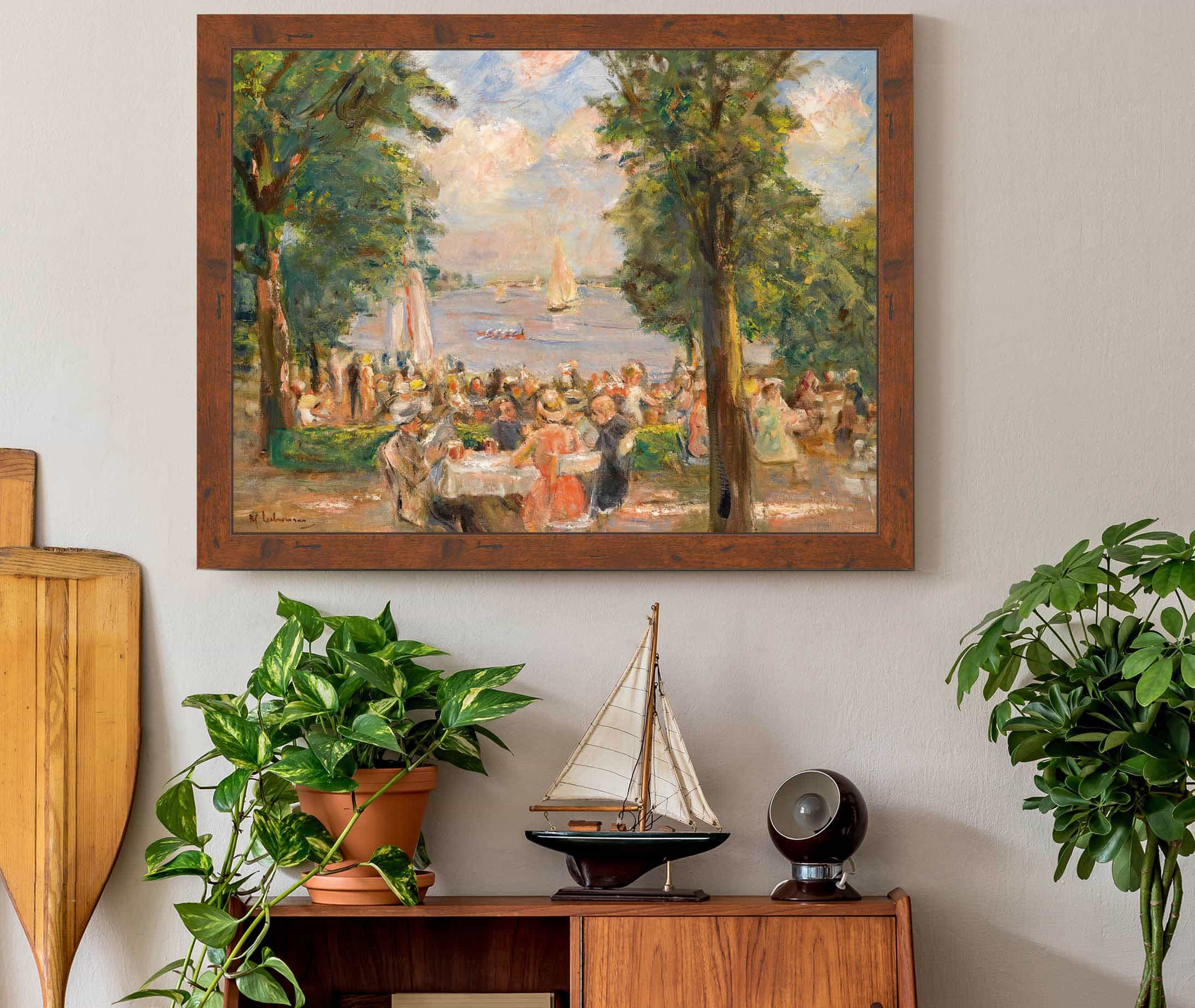 Beergarden Near The Wannsee House On The Lake by Max Liebermann - Image 3