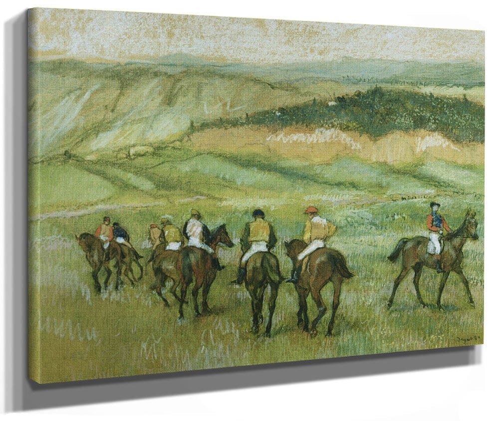 Before The Race 1 By Edgar Degas
