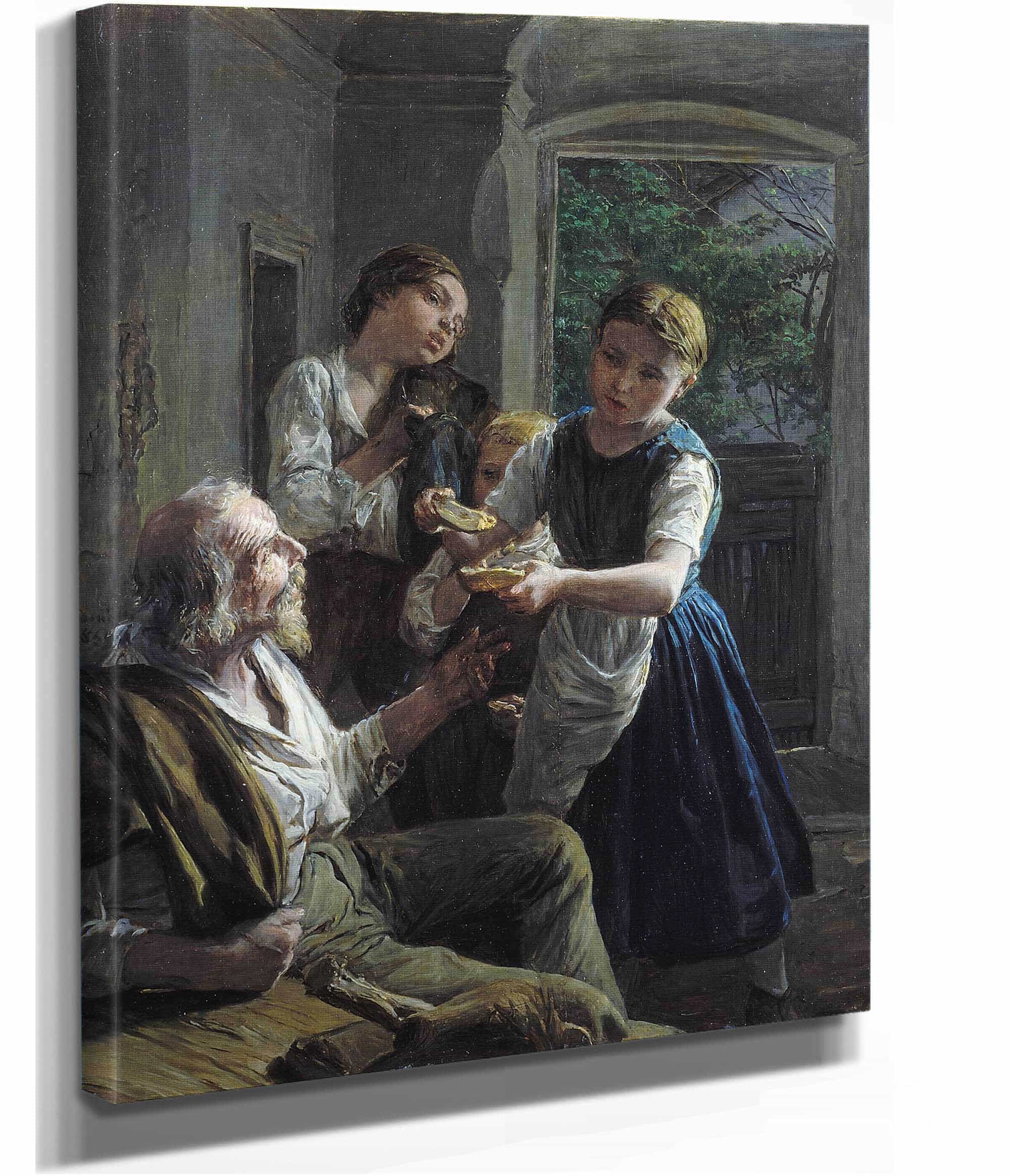 Beggar by Ferdinand Georg Waldmuller - Image 2