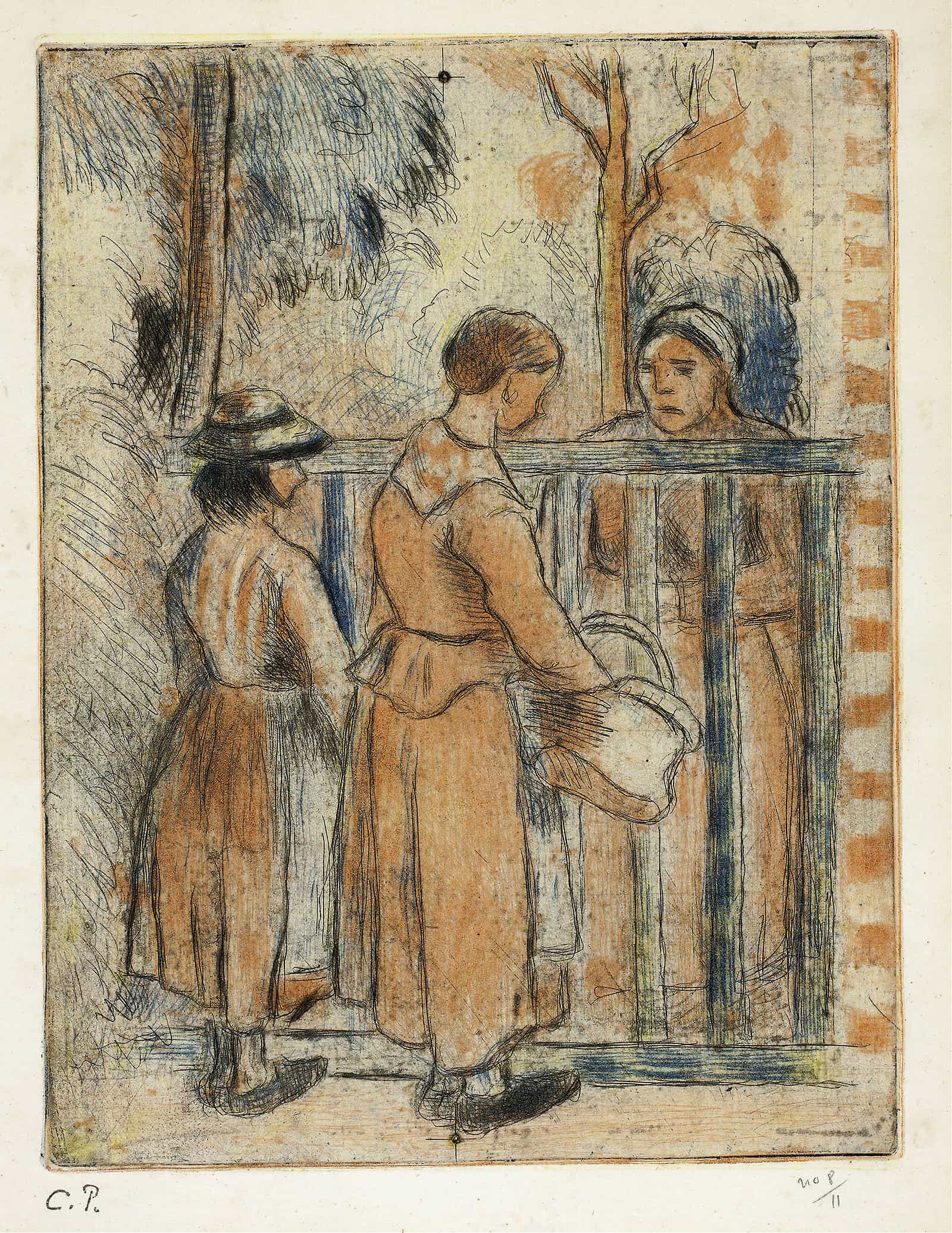 Beggar Women by Camille Pissarro