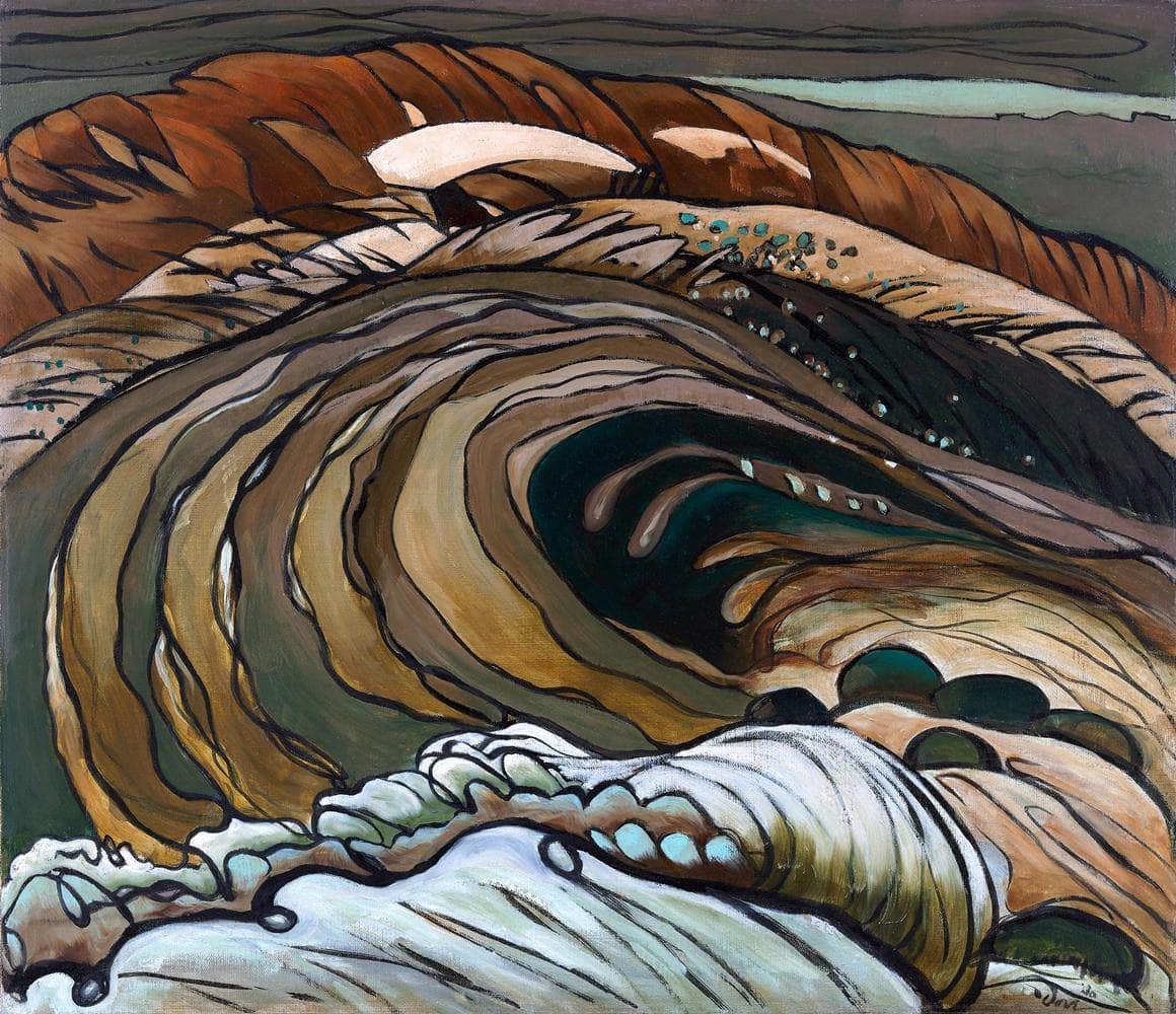 Below The Flood Gates Huntington Harbor Painting Arthur Dove Canvas Art - Image 5