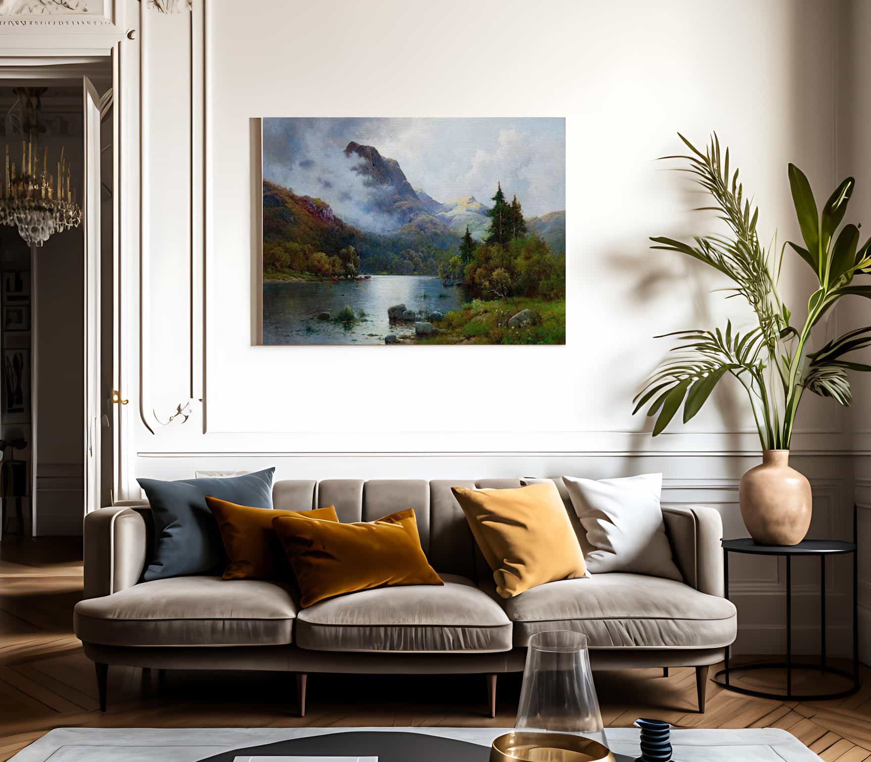 Ben Venue And The Trossachs Scotland By Alfred De Breanski - Image 3