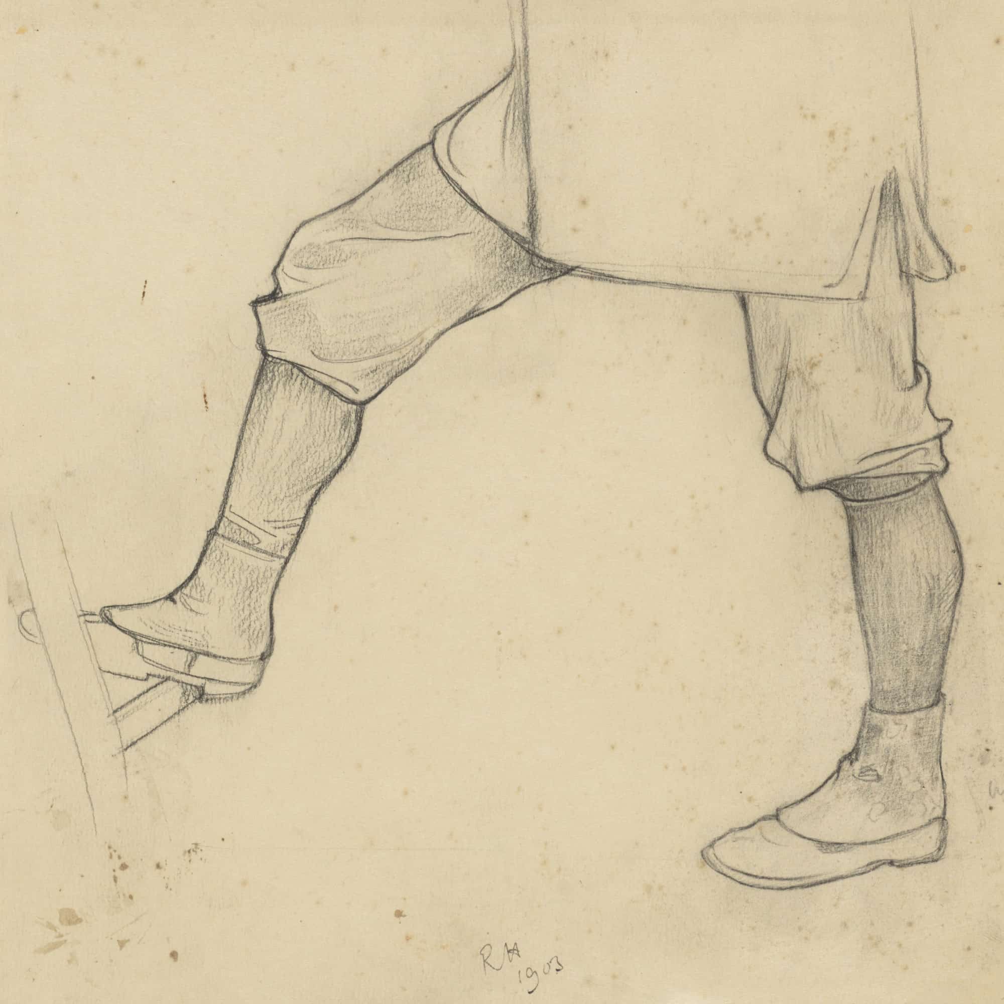Benen Van Een Op Een Ladder Gaande Man by Richard Nicolaus Roland Holst - Image 4