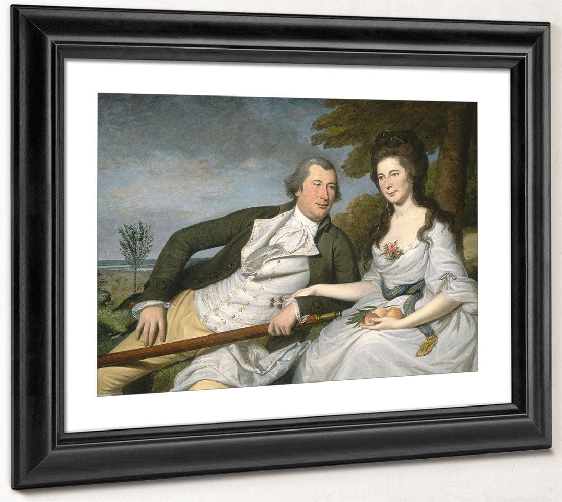 Benjamin And Eleanor Ridgely Laming By Charles Willson Peale - Image 4