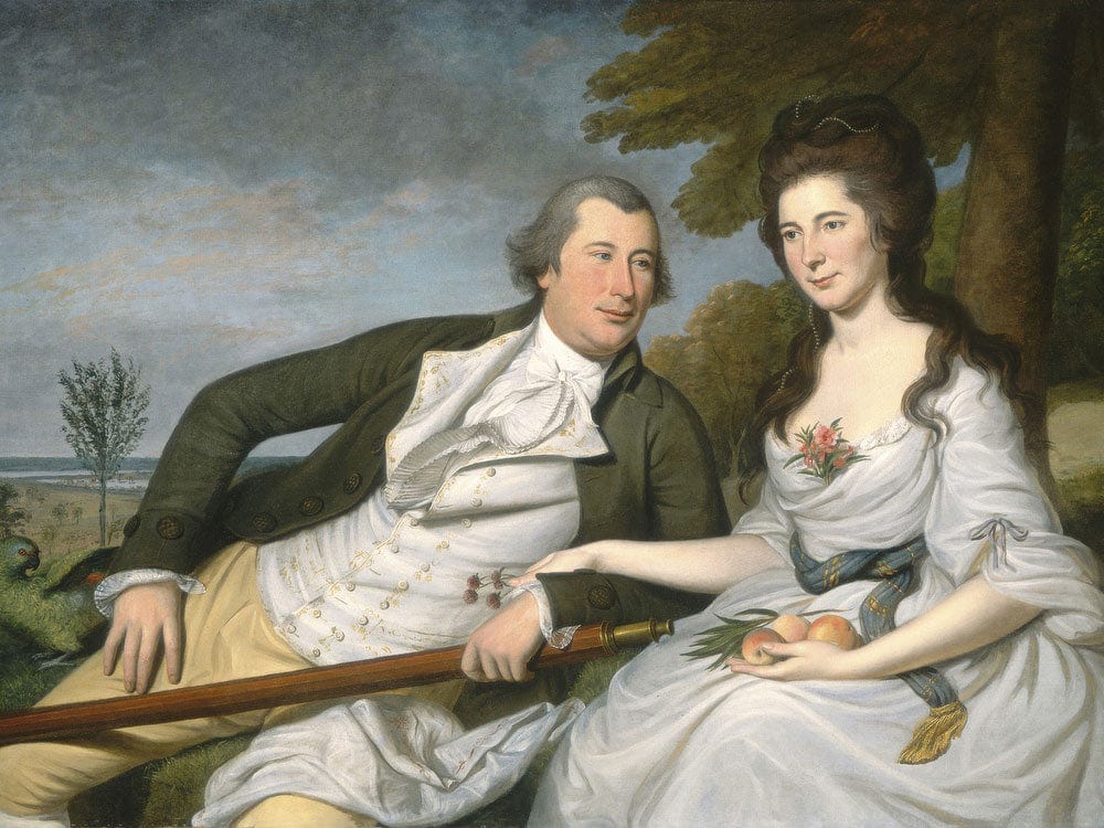 Benjamin And Eleanor Ridgely Laming By Charles Willson Peale - Image 7